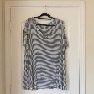 Plus Size Ribbed T-Shirt